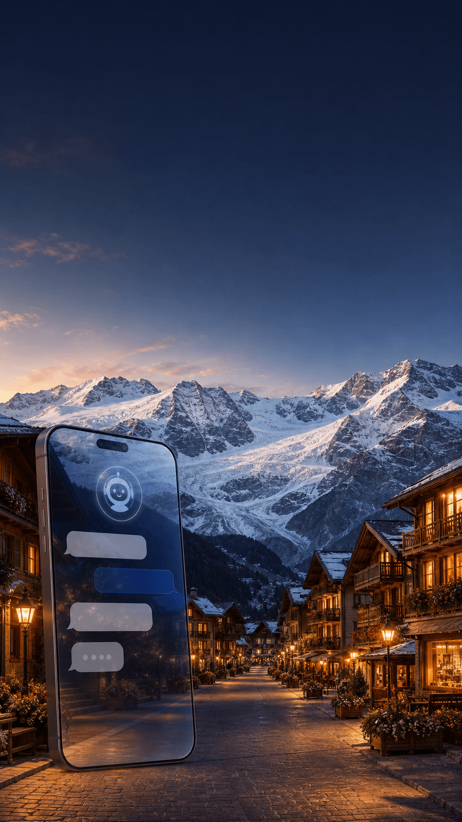 Saas-Fee Bergpanorama
